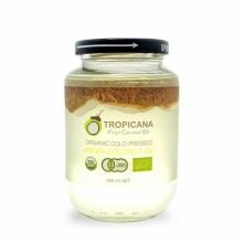 420 мл. Кокосовое масло Tropicana Organic Virgin холодного отжима